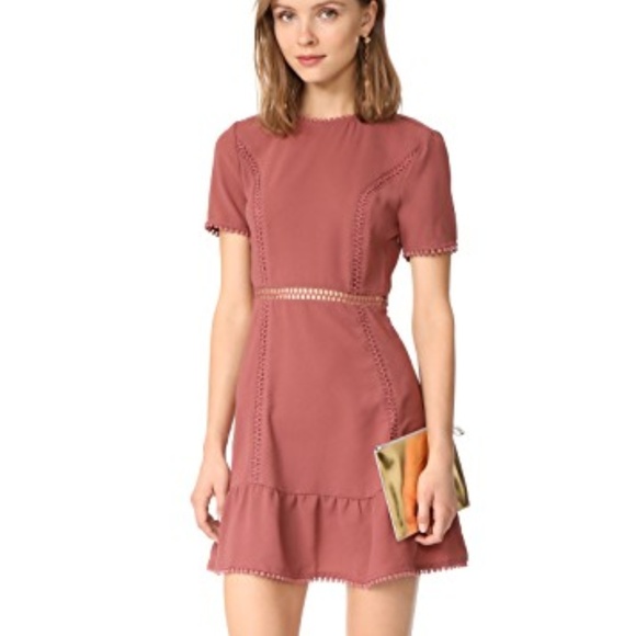 Anthropologie Moon River | Dusty Rose Dress - Picture 4 of 10